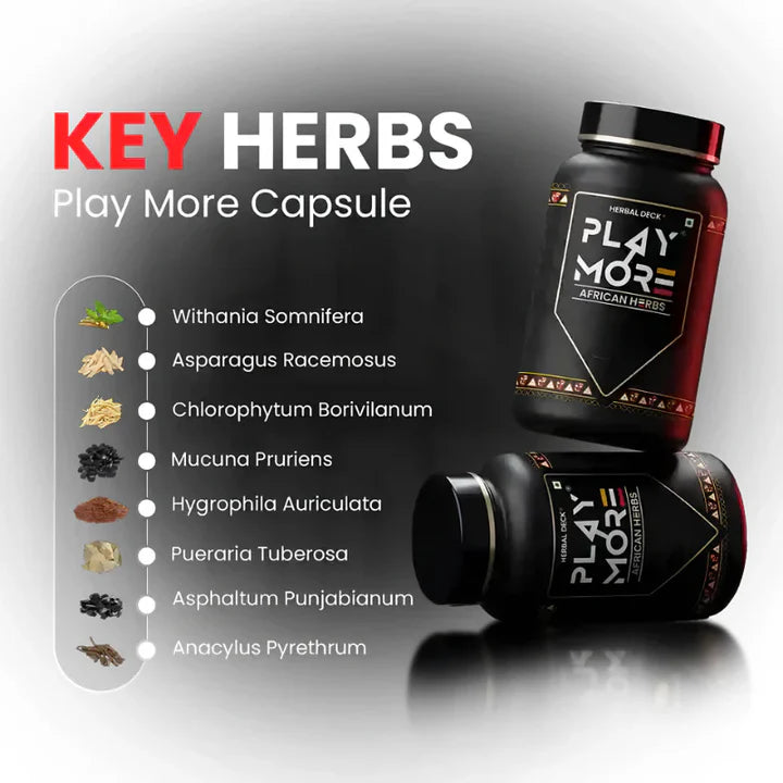 Play More African Herbals supplement for Men