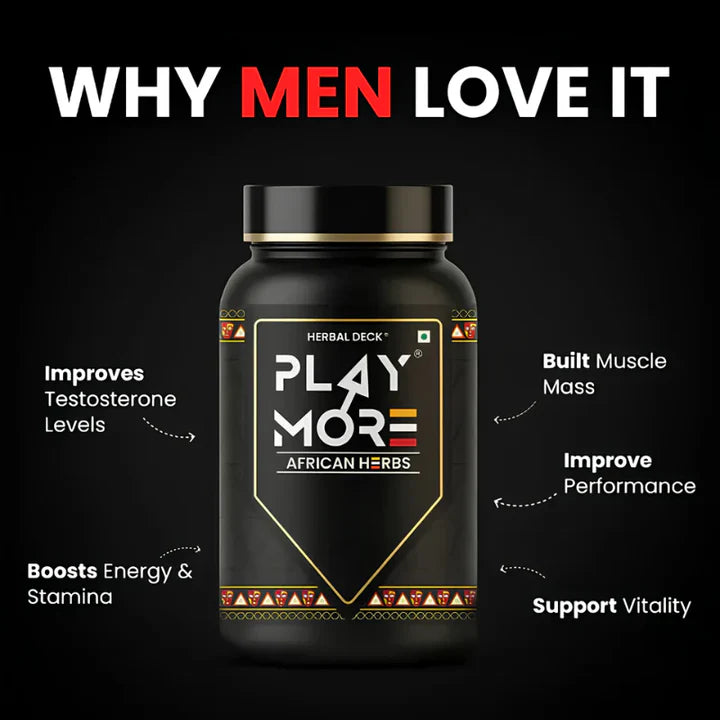 Play More African Herbals supplement for Men