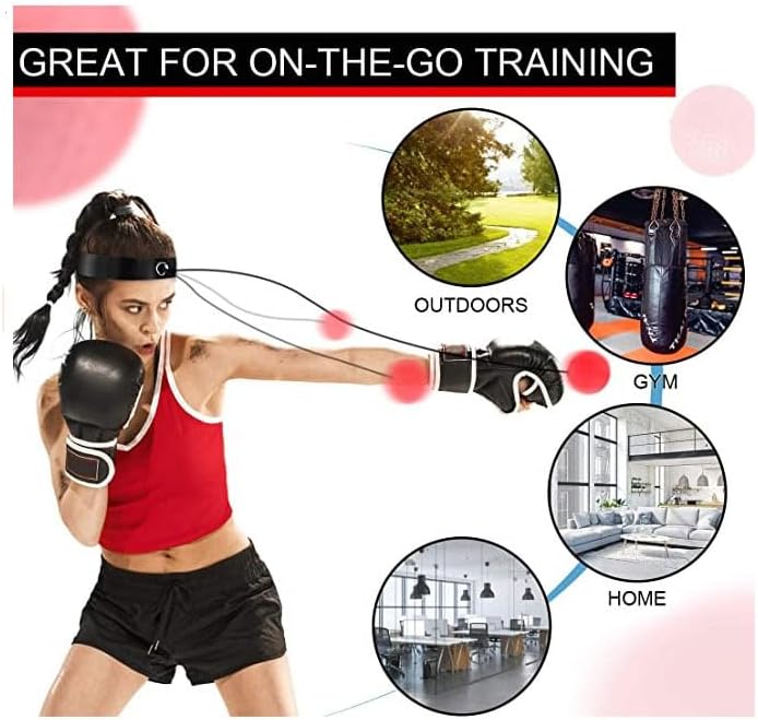 Boxing Reflex Ball Head-Mounted Speed Ball For Home Boxing