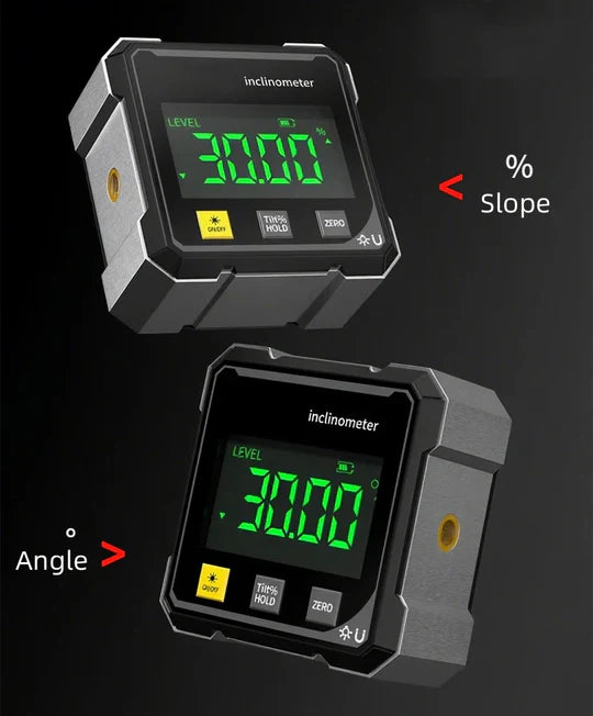 Pocket Electronic Digital Angle Finder Box, Inclinometer