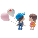 2 pcs Cute Doll Decoration Cartoon Couples