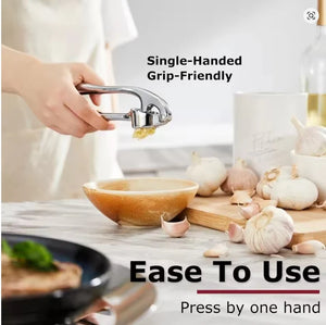 Stainless Steel Garlic Presser