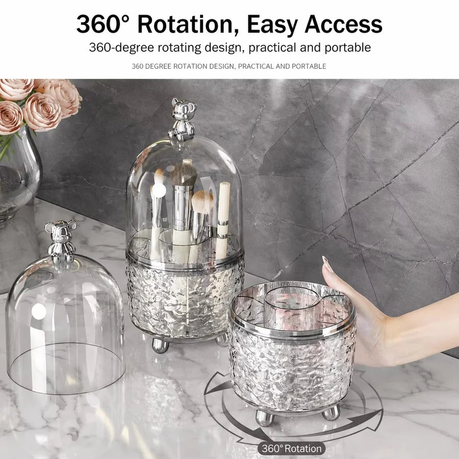 Fancy 360° Rotating Portable Cosmetic Organizer for Vanity
