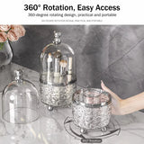 Fancy 360° Rotating Portable Cosmetic Organizer for Vanity