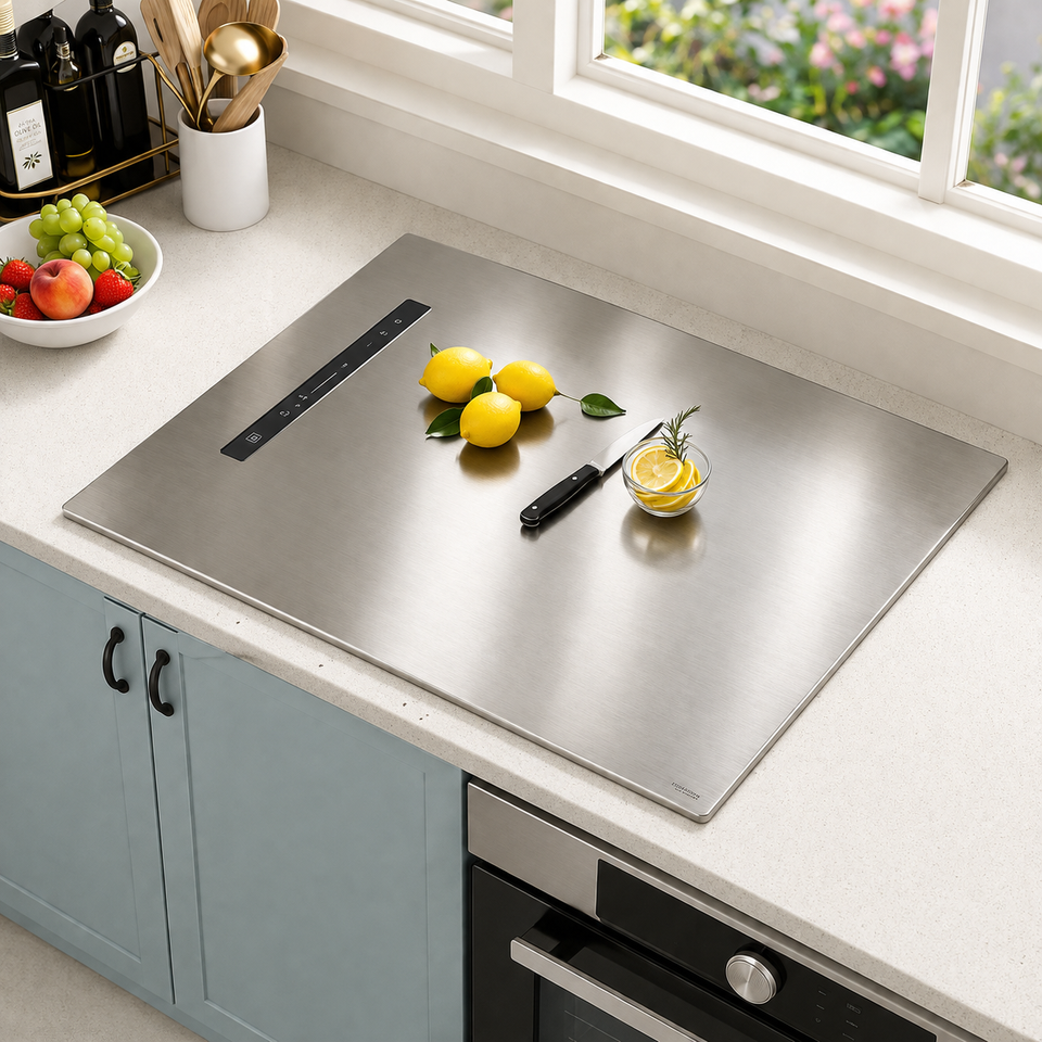 Double-Sided Stainless Steel Chopping Board