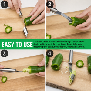 Multi-functional Stainless Steel Seed Remover