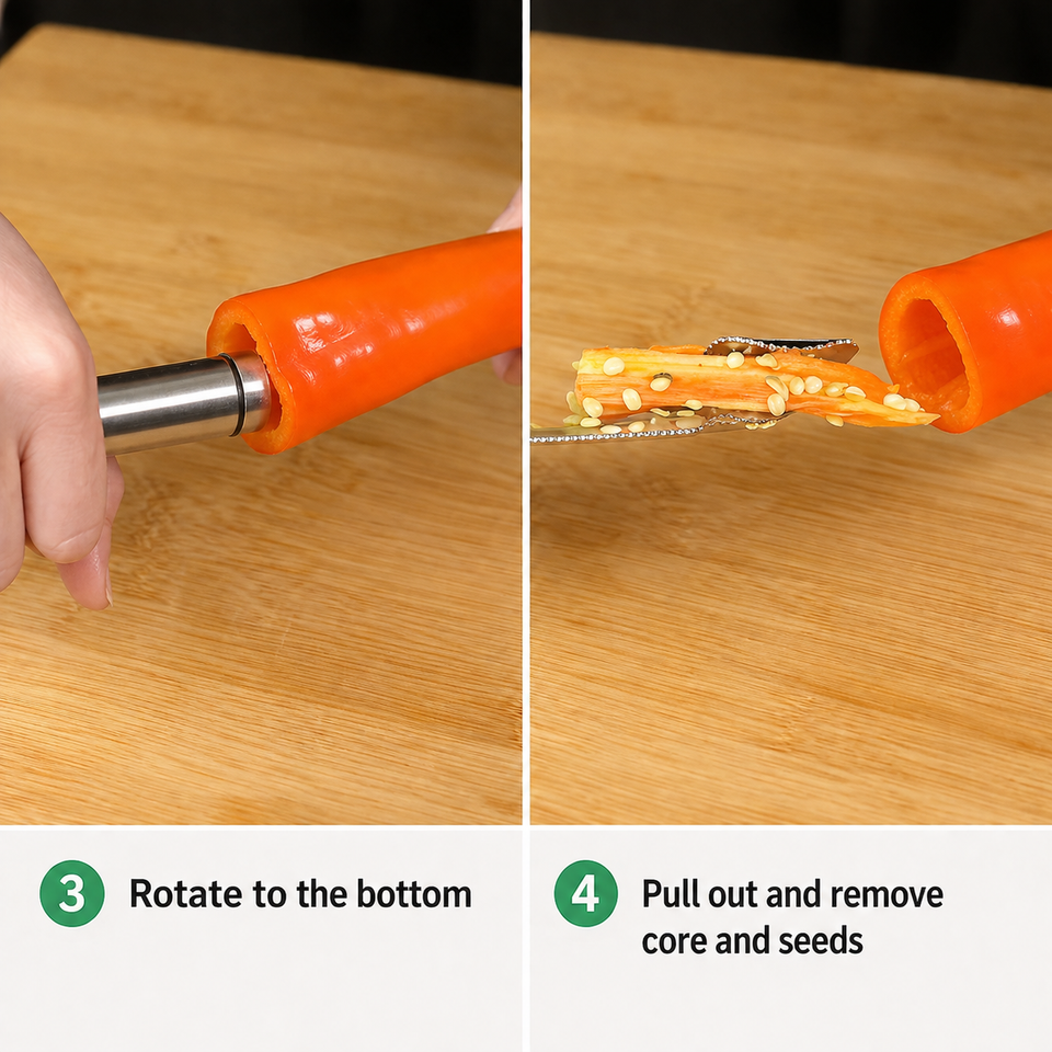 Multi-functional Stainless Steel Seed Remover