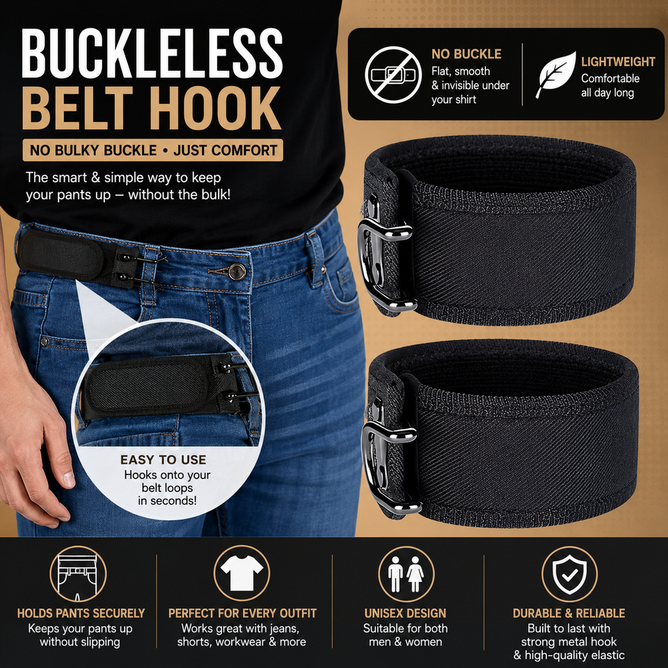 Adjustable Elastic Polyester Belt Buckle