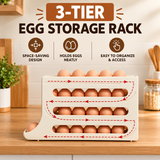 Modern Automatic rolling Egg Rack for Refrigerator
