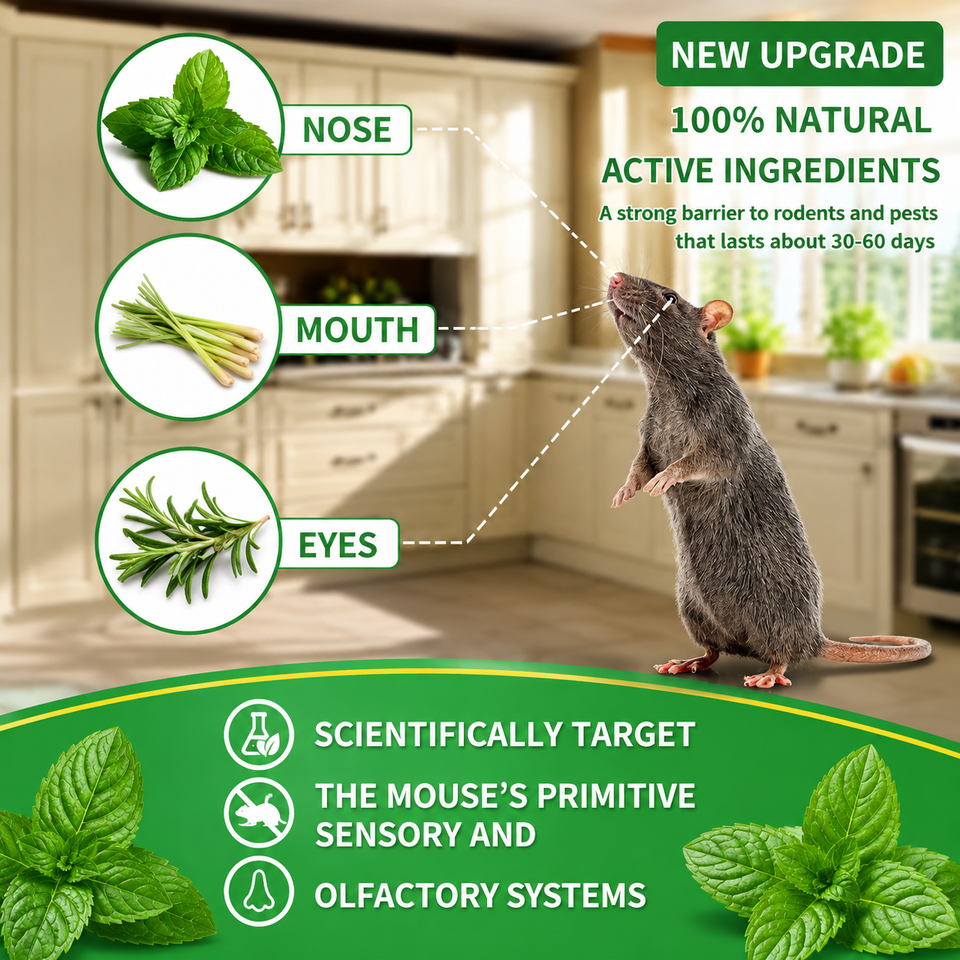 Mouse Repellent Tablets for Home Garage And Car Engine