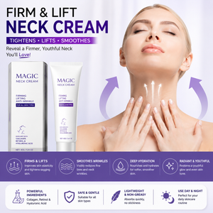 Moisturizes Neck Care Cream To Improves Fine Lines And Dullness