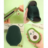 Cute Avocado Multi Slot Storage Bag