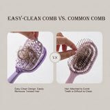 Foldable Self-cleaning Hair detangling Brush