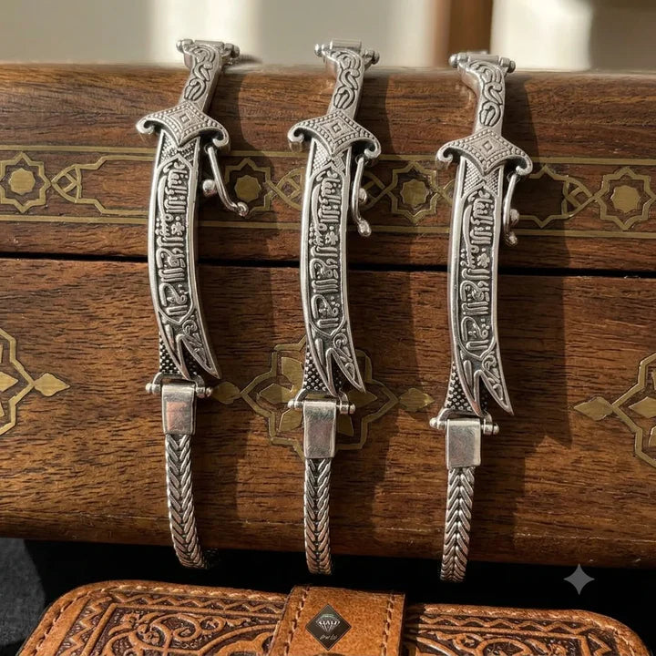 Premium Stainless Steel Zulfiqar Sword Bracelet