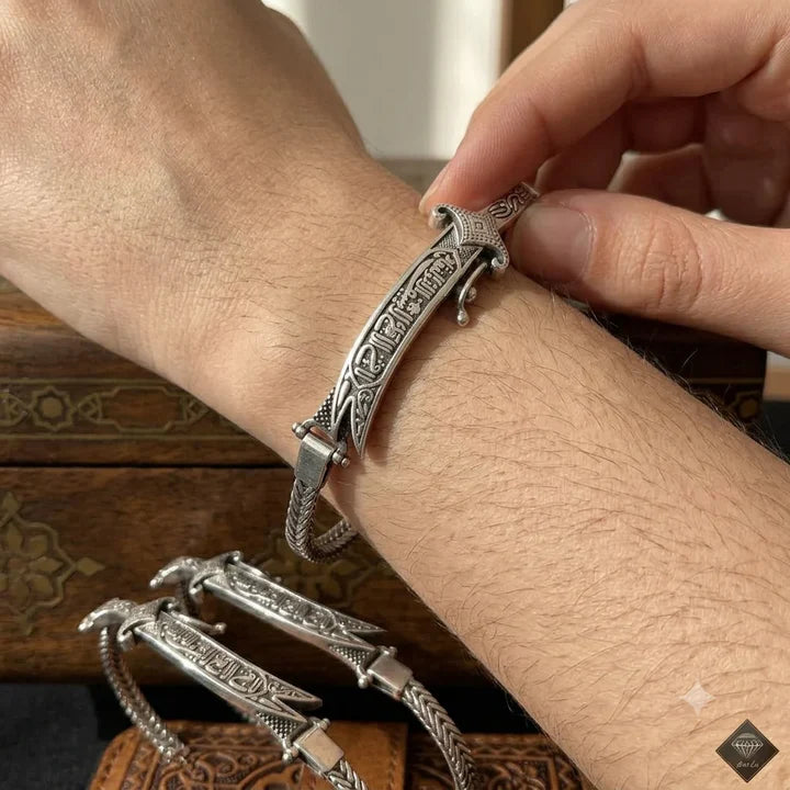 Premium Stainless Steel Zulfiqar Sword Bracelet