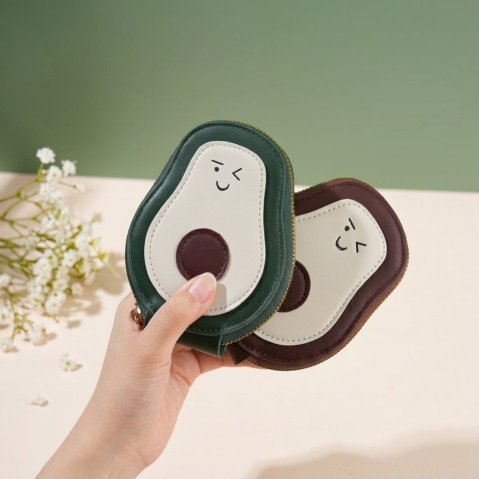 Cute Avocado Multi Slot Storage Bag