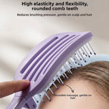 Foldable Self-cleaning Hair detangling Brush