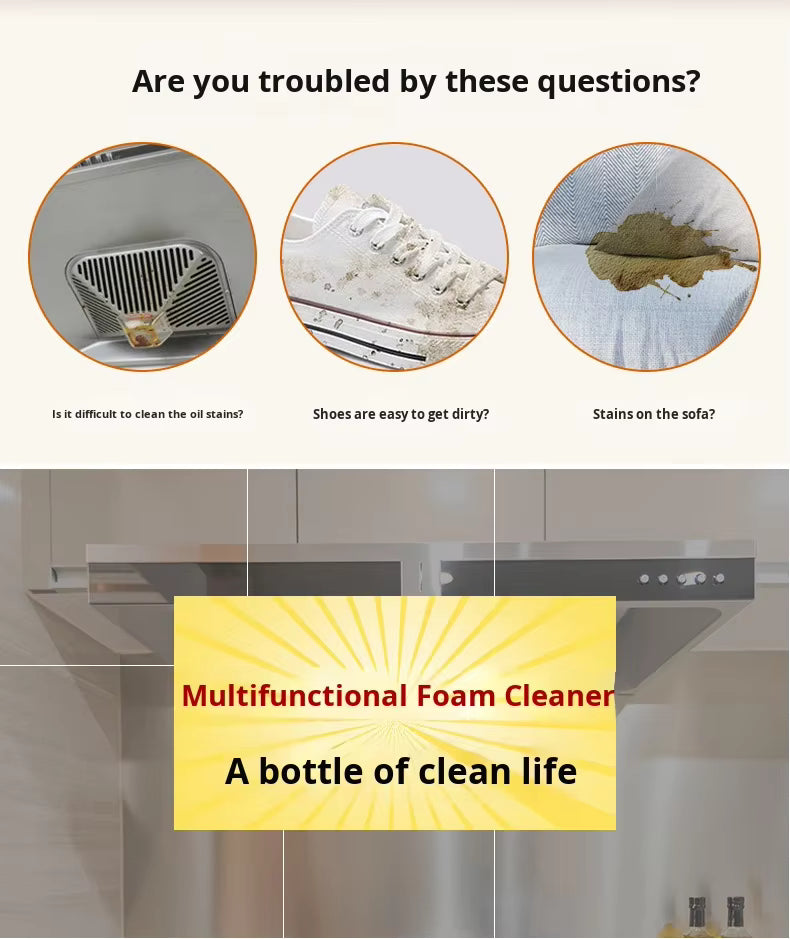 Multi-Functional Foam And  Leather Cleaner