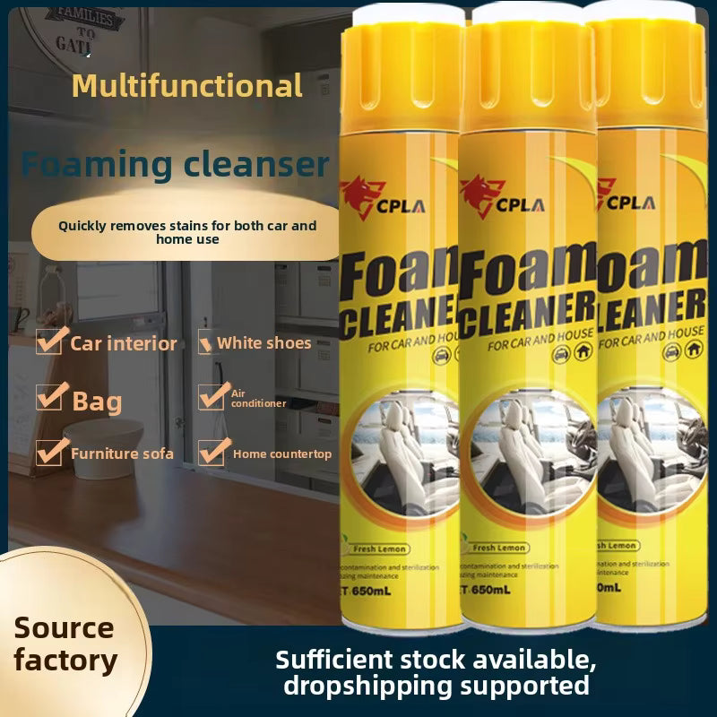 Multi-Functional Foam And  Leather Cleaner
