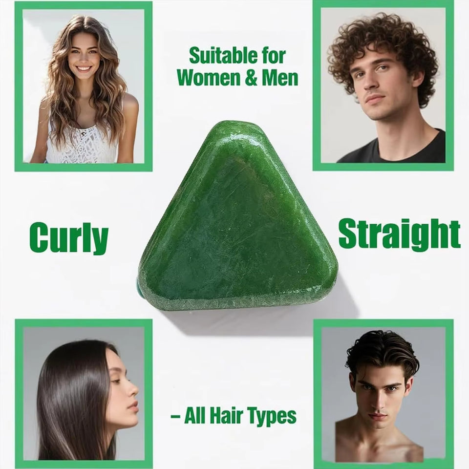 Herbal Glow Solid Shampoo Bar