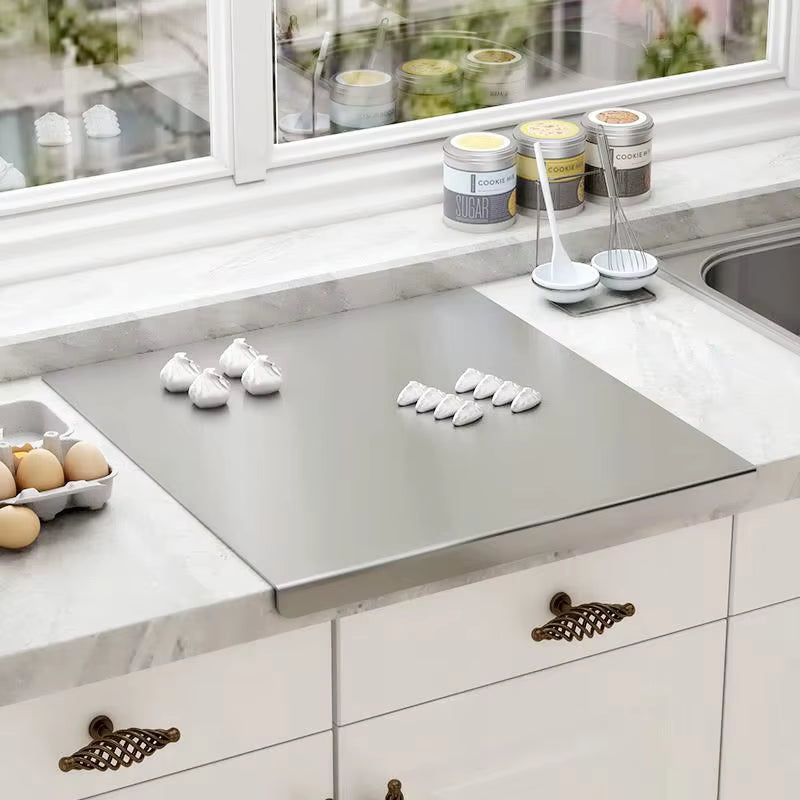Double-Sided Stainless Steel Chopping Board