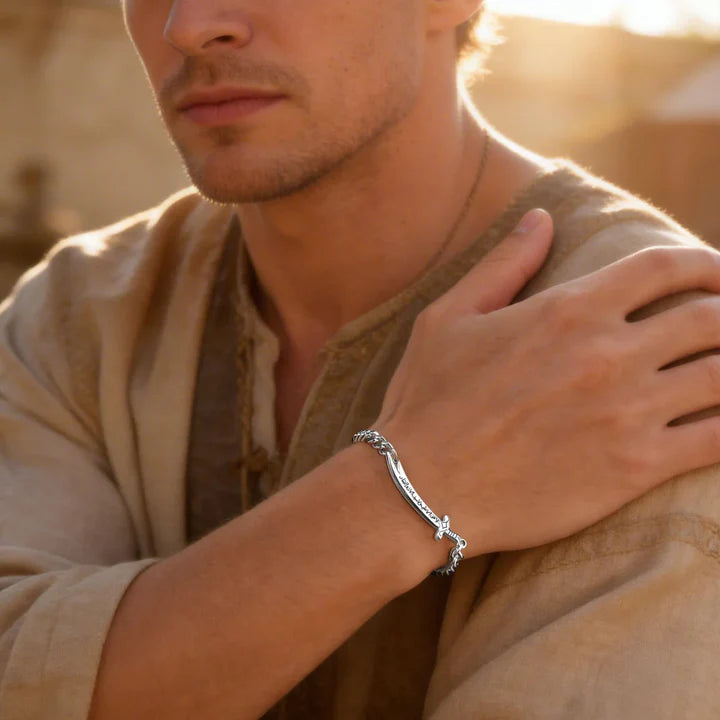 Premium Stainless Steel Zulfiqar Sword Bracelet