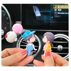 2 pcs Cute Doll Decoration Cartoon Couples