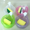 2 in 1 Liquid Soap Dispenser With  Sponge Holder for Kitchen