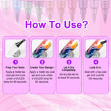 Colourful Waterproof Nail Art Graffiti Pen