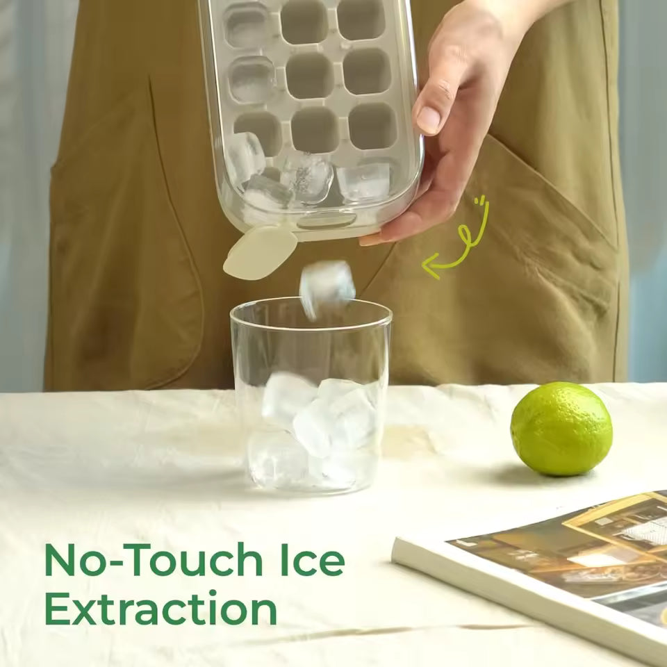 Portable Silicone Freezer Ice Cube Maker