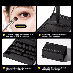 Fast Application Waterproof Magnetic Eyeliner Stamp Pen ( complete kit )