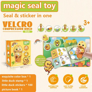 Cute Waterproof Stamp Stickers For Kids