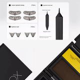 Fast Application Waterproof Magnetic Eyeliner Stamp Pen ( complete kit )