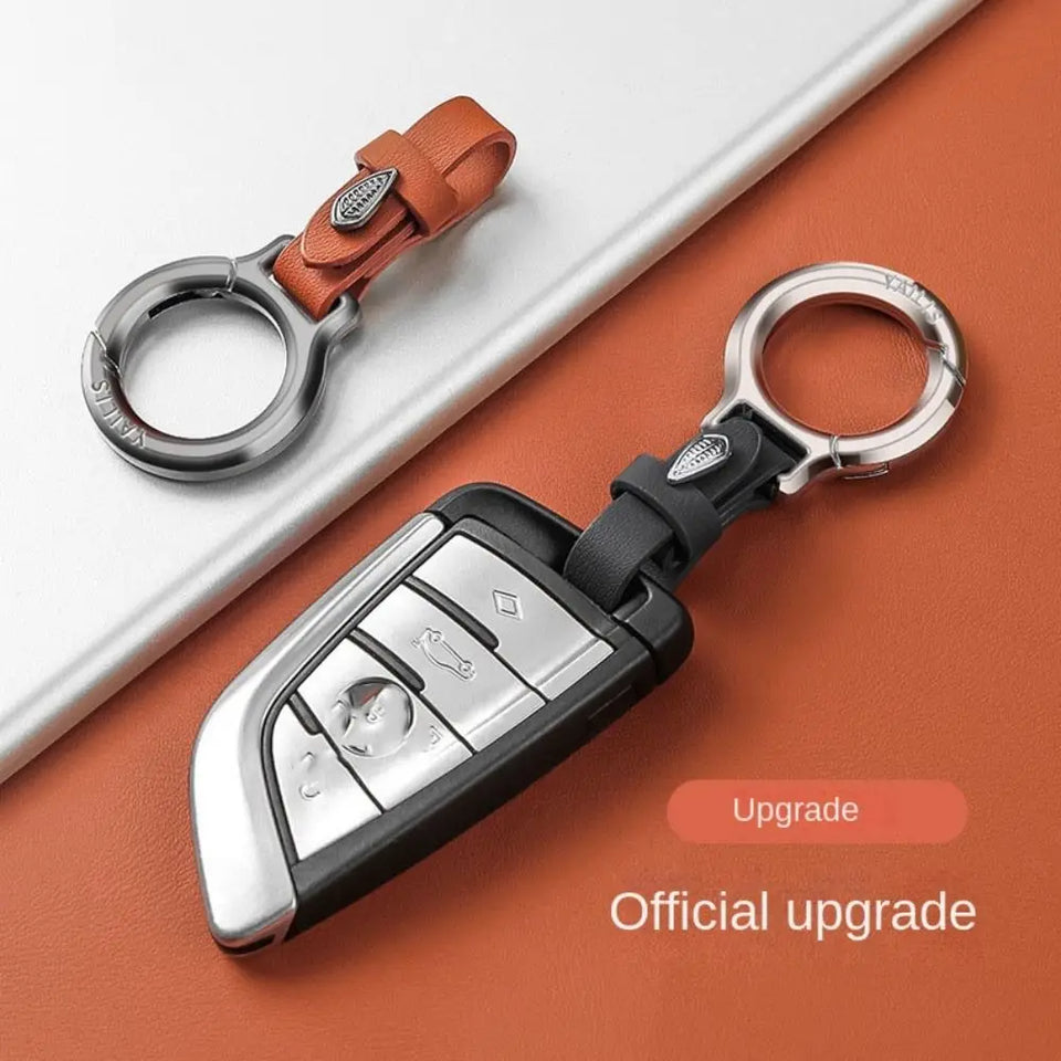 Multifunctional Leather And Zinc Alloy Car Key Holder