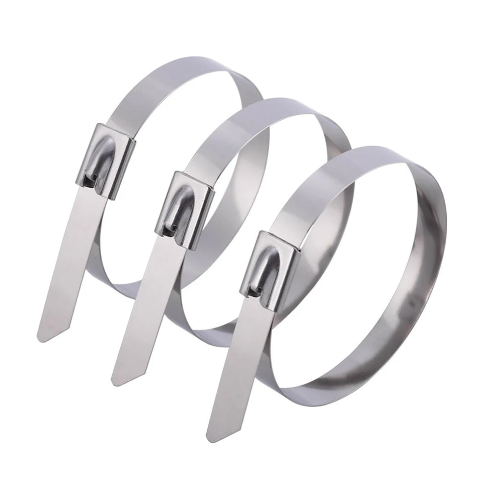 Stainless Steel Heavy Duty Self-Locking Cable Zip Tie