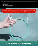 Car Drain Dredge Cleaning Scrub Brush