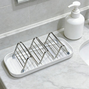 Multifunctional Stainless Steel Drainage Soap Tray