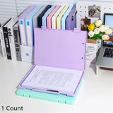 Large Capacity A4 Size File Organizer With Clip board