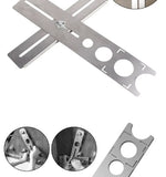 Adjustable Stainless Steel Hole Locator Ruler