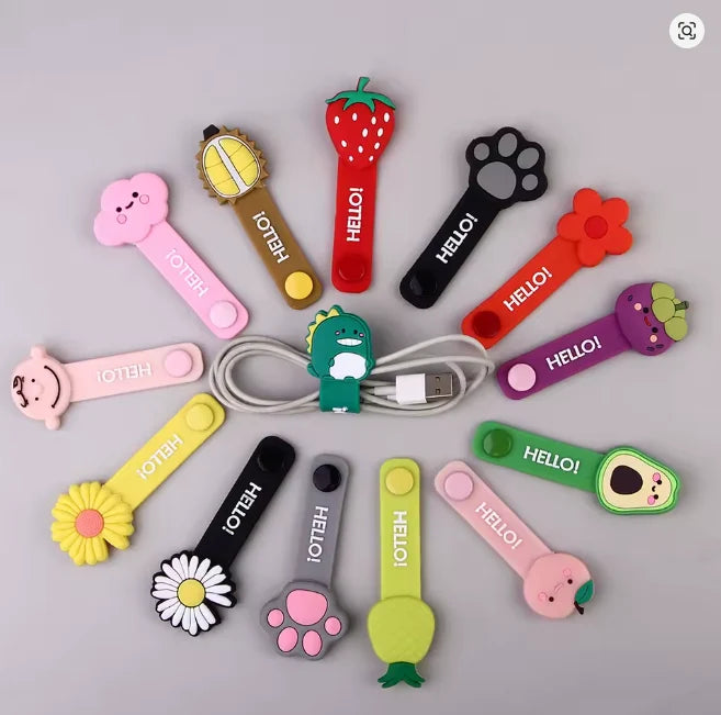 Reusable Silicone Cable Ties Cord Organizer