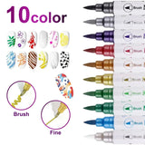 Colourful Waterproof Nail Art Graffiti Pen