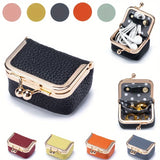 Portable Vintage Inspired Leather Jewelery Box