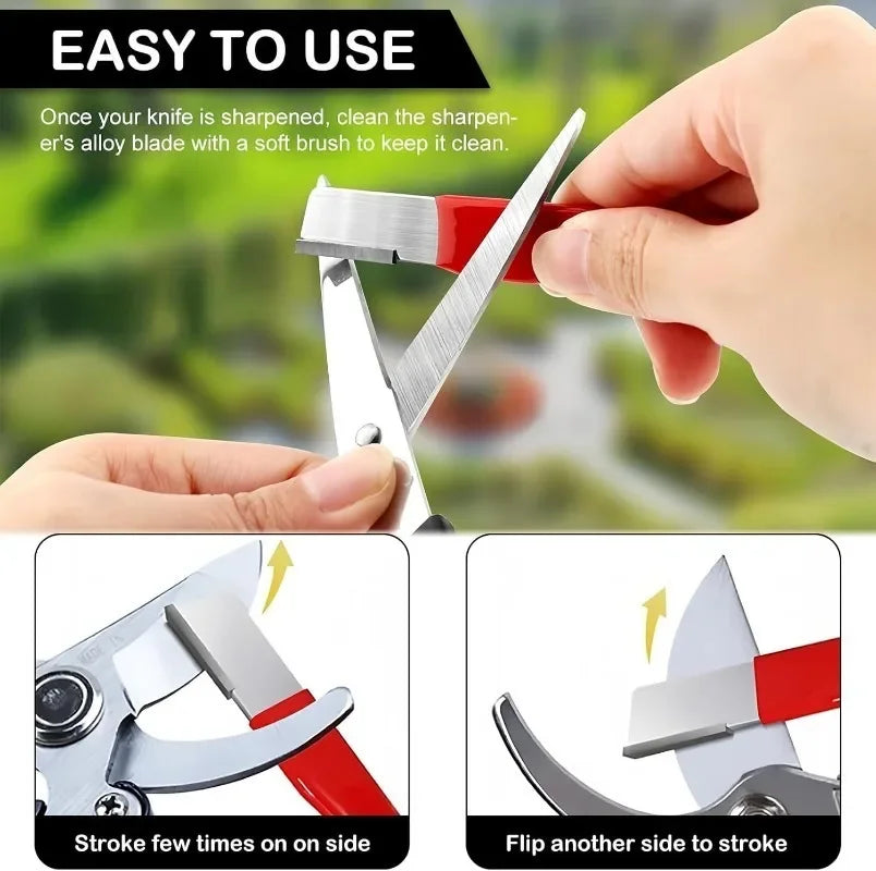 Portable Quick Kitchen And Garden Tools Sharpener