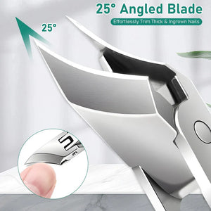 Ultra Sharp Anti-Splash Stainless Steel Nail Clippers for men and women