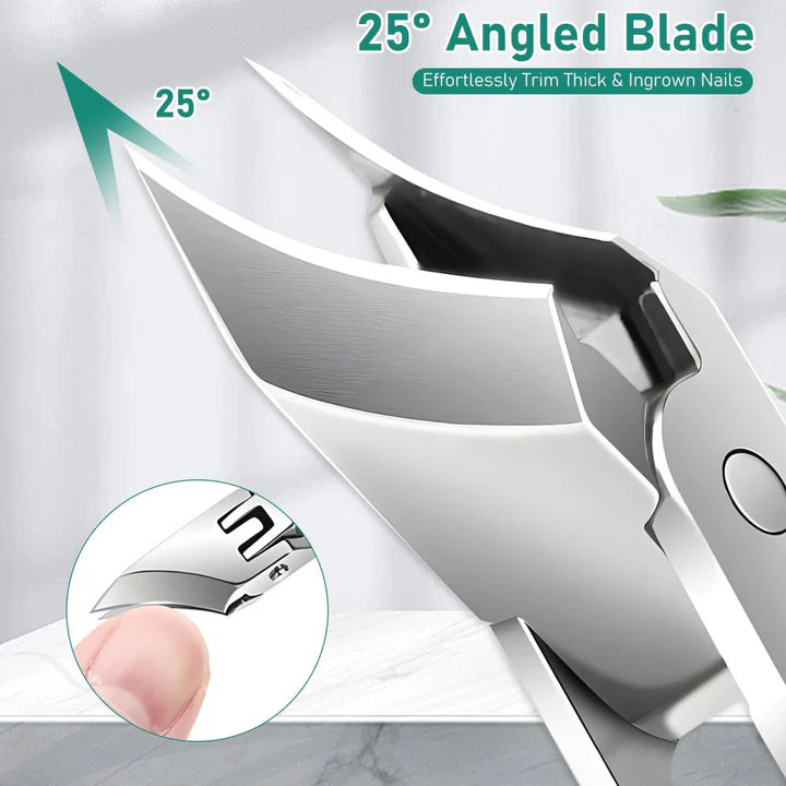 Ultra Sharp Anti-Splash Stainless Steel Nail Clippers for men and women