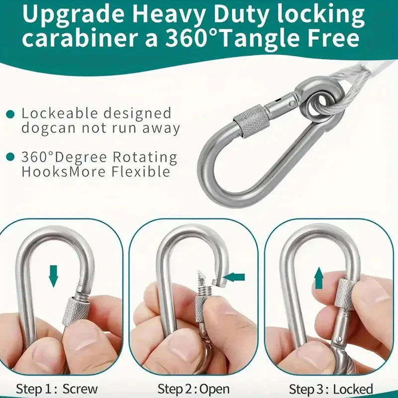 PVC Coated Stainless Steel Clothesline rope