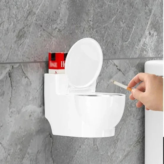 Wall-mounted Toilet shaped Ashtray