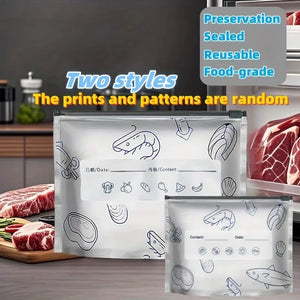 10 pcs Large Capacity Reusable Kitchen Aluminum Foil Bag