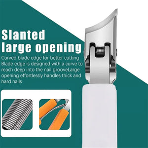 Ultra Sharp Anti-Splash Stainless Steel Nail Clippers for men and women