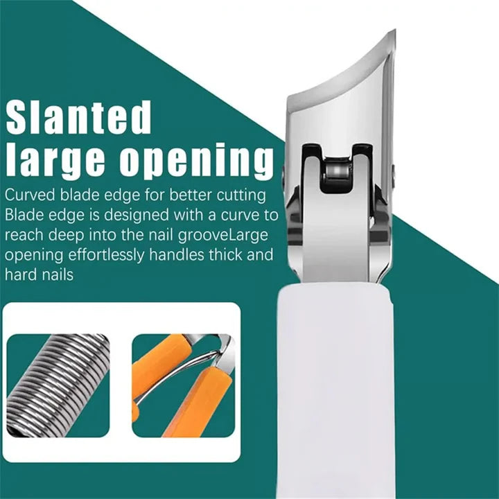 Ultra Sharp Anti-Splash Stainless Steel Nail Clippers for men and women